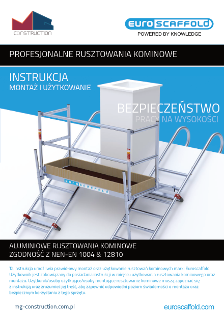 Instrukcja montażu, demontażu oraz użytkowania rusztowań kominowych